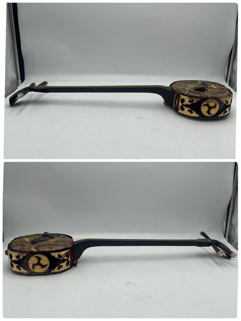 【良品】 三味線 本蛇皮 黒漆 太さ2.4cm 和楽器 弦楽器 良品】 三味線 本蛇皮 黒漆 太さ2.4cm 和楽器 弦楽器 - メルカリ