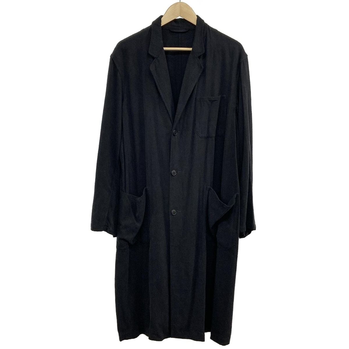 COMOLI ブラック コート　2 COMOLI(コモリ) コート サイズ2 M レディース美品 - 黒 長袖/春/秋