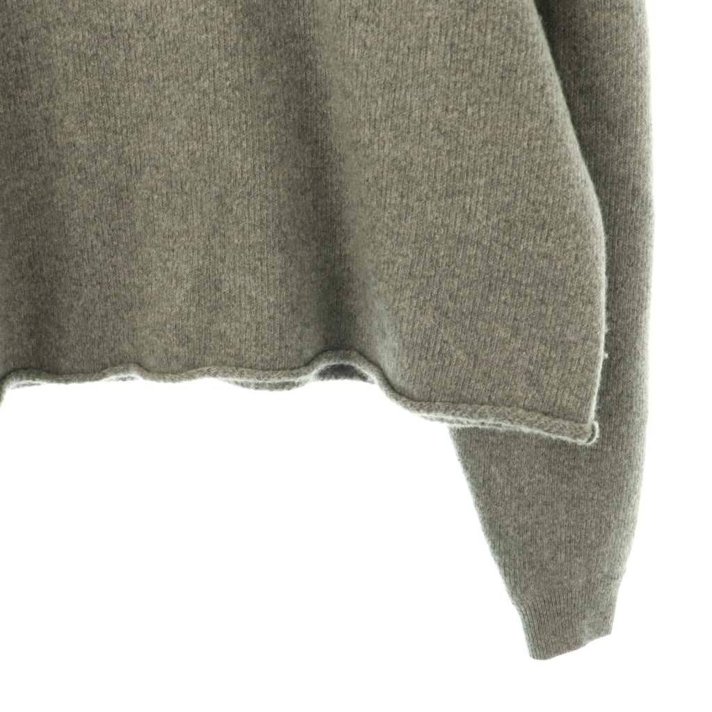 ミュウミュウ miumiu 23AW MML804 1XS9 ロゴ刺繍 カシミヤ混