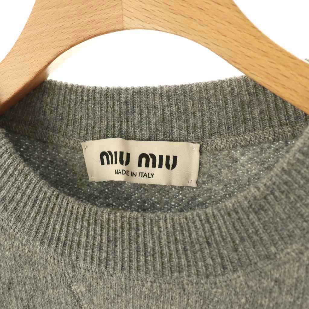ミュウミュウニット 楽天市場】ミュウミュウ miumiu サイズ:40 MML881 バックロゴカシミヤ