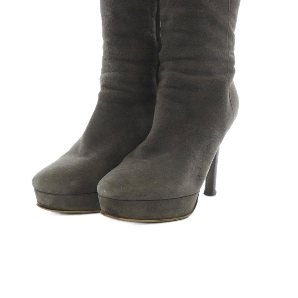 JIMMY CHOO ベージュ ロングブーツ 37.5 JIMMY CHOO ベージュ ロングブーツ 37.5