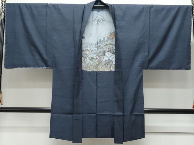 平和屋着物●男性　本場大島紬　100亀甲　総詰め　正絹　逸品　CABE2173yc 平和屋着物○男性 本場大島紬 アンサンブル 100亀甲 総詰め 正絹 逸品