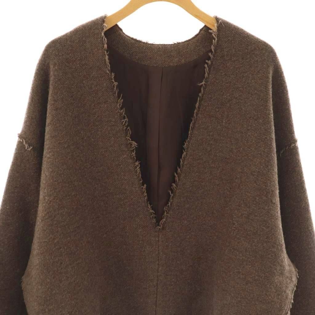 リアムプラージュ RIAM-PLAGE 24AW シルエットブラウス ウール 38