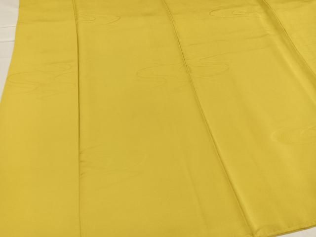 平和屋着物●上質な色無地　流水地紋　花葉色　正絹　逸品　AABC6054ph 平和屋着物○上質な色無地 流水地紋 花葉色 正絹 逸品 AABC6054ph