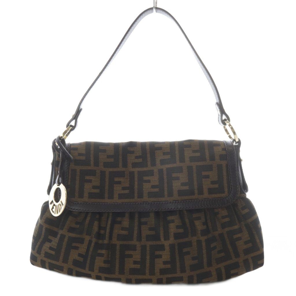 フェンディ FENDI シェフバッグ ズッカ柄 ハンドバッグ ワンハンドル
