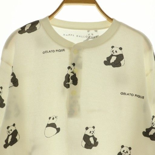 ジェラートピケオム GELATO PIQUE HOMME パンダワッフルプルオーバー