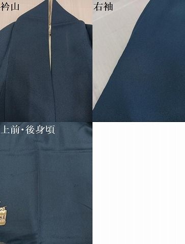 平和屋着物●友禅作家　藤井一乃和　色留袖　手描き　童子　金糸　正絹　逸品　AABC6061ph 平和屋着物○友禅作家 藤井一乃和 色留袖 手描き 童子 金糸 正絹