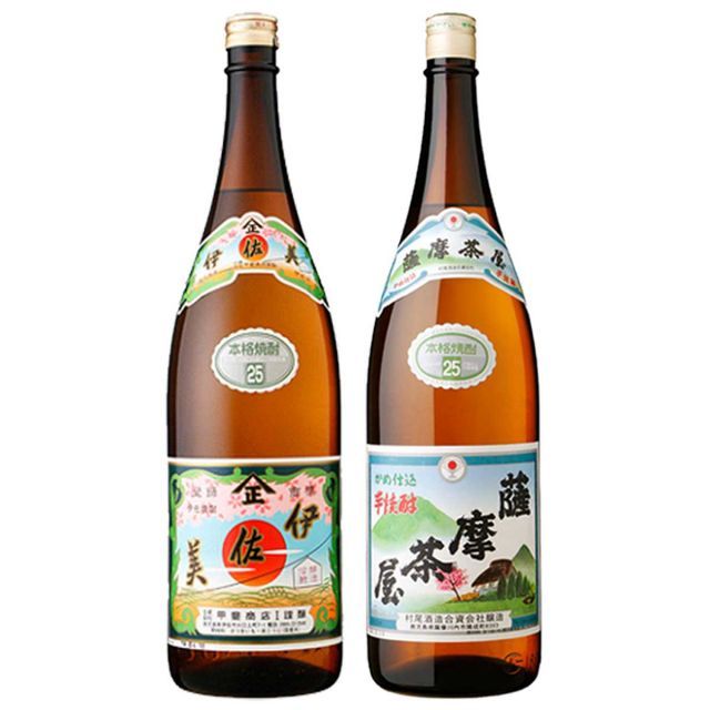 送料無料 伊佐美 ・ 薩摩茶屋 1800ml コレクション × 各1本 計2本 セット父
