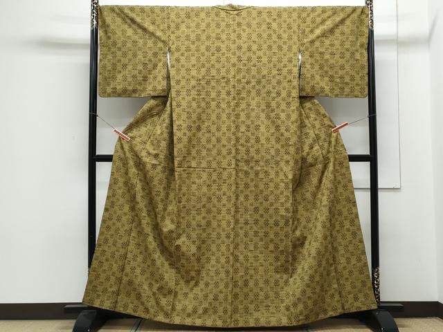 平和屋着物○上質な紬 吉野間道 西武百貨店扱い 正絹 逸品 DAAY5008ud