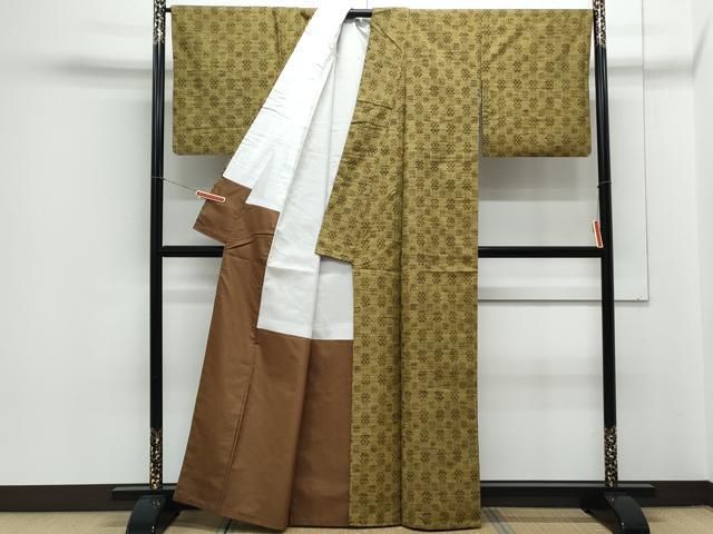 平和屋着物○上質な紬 吉野間道 西武百貨店扱い 正絹 逸品 DAAY5008ud