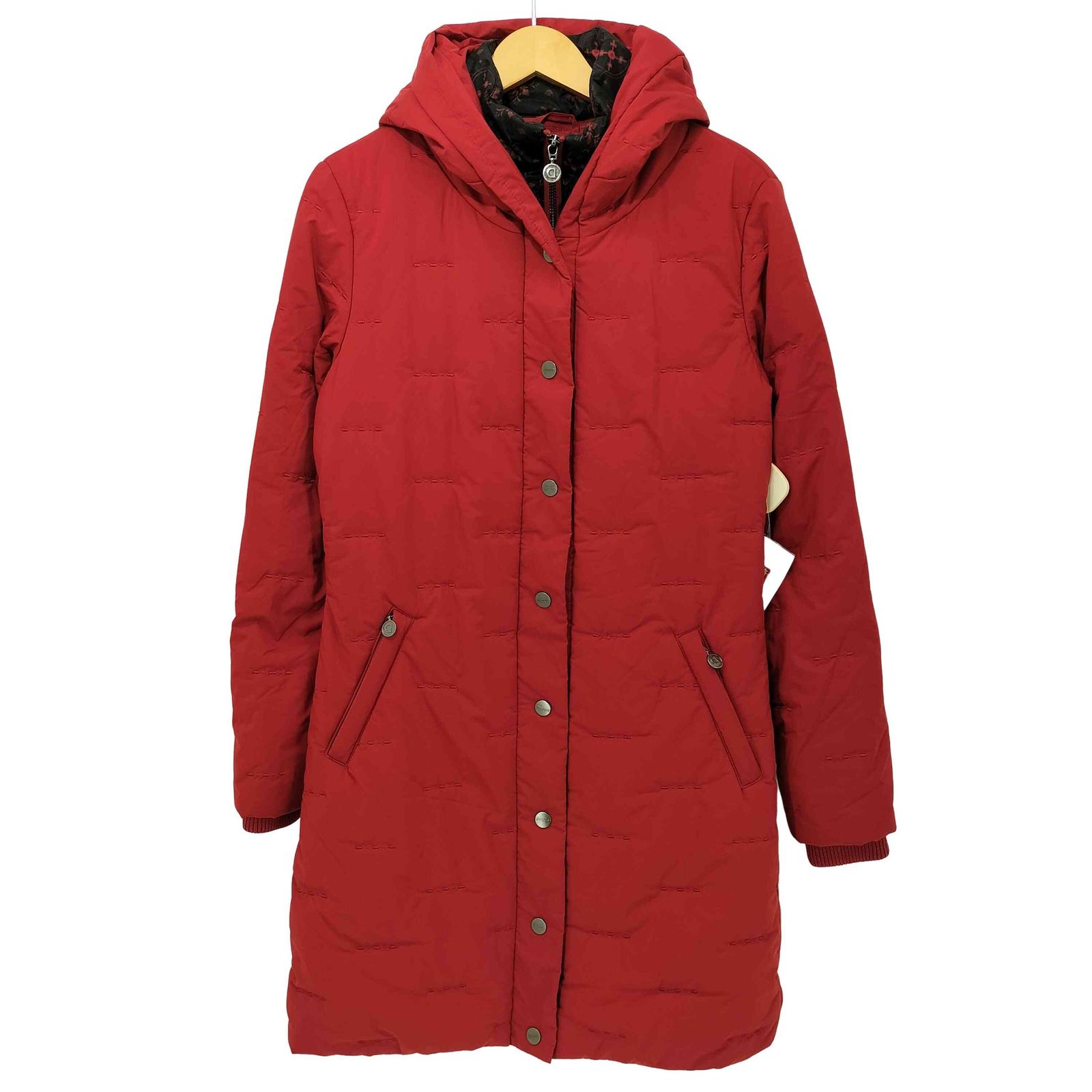 デシグアル Desigual オーバーコート 中綿 刺繍デザイン レディース