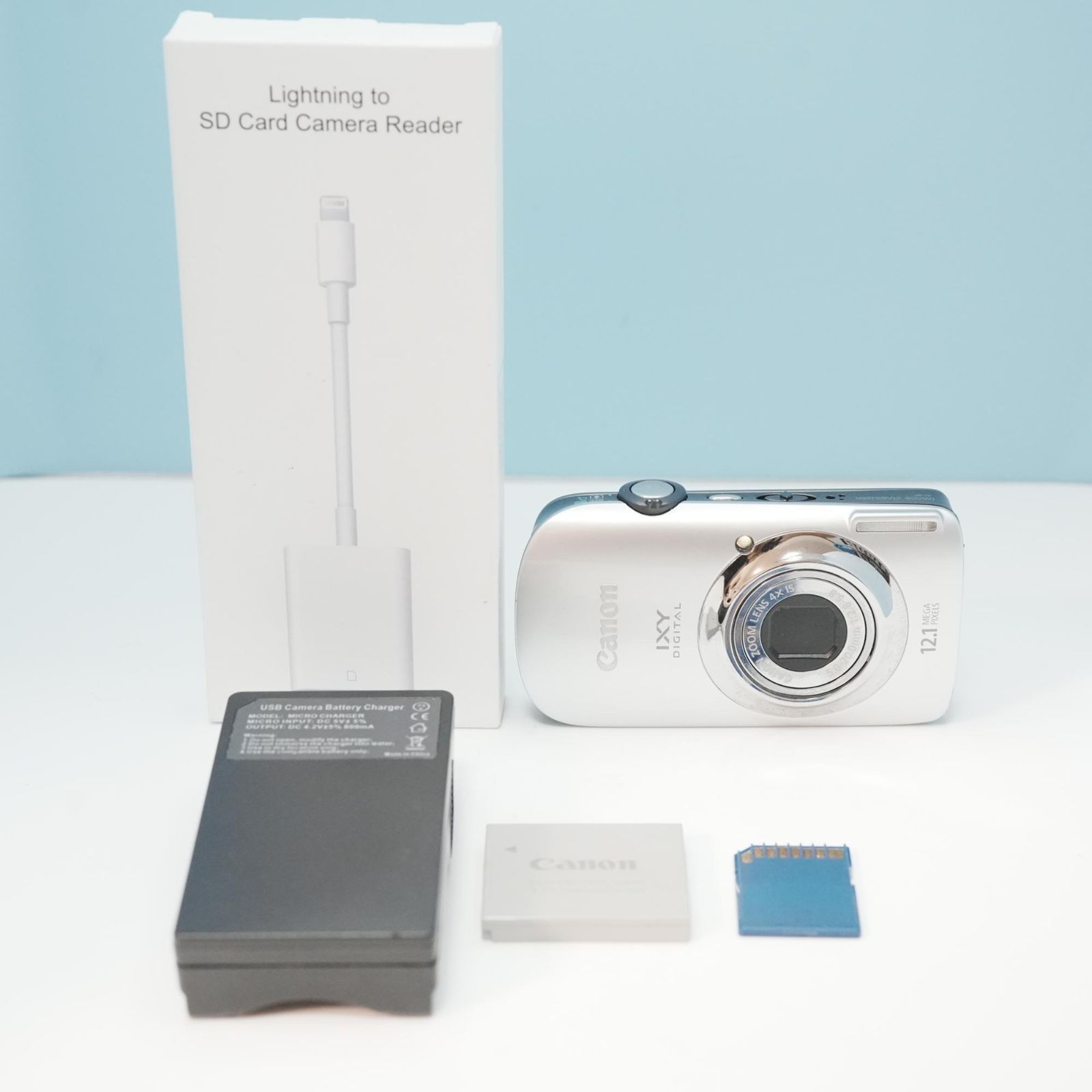 Canon IXY DIGITAL 510 IS デジカメ スマホ転送OK フルセット 美品