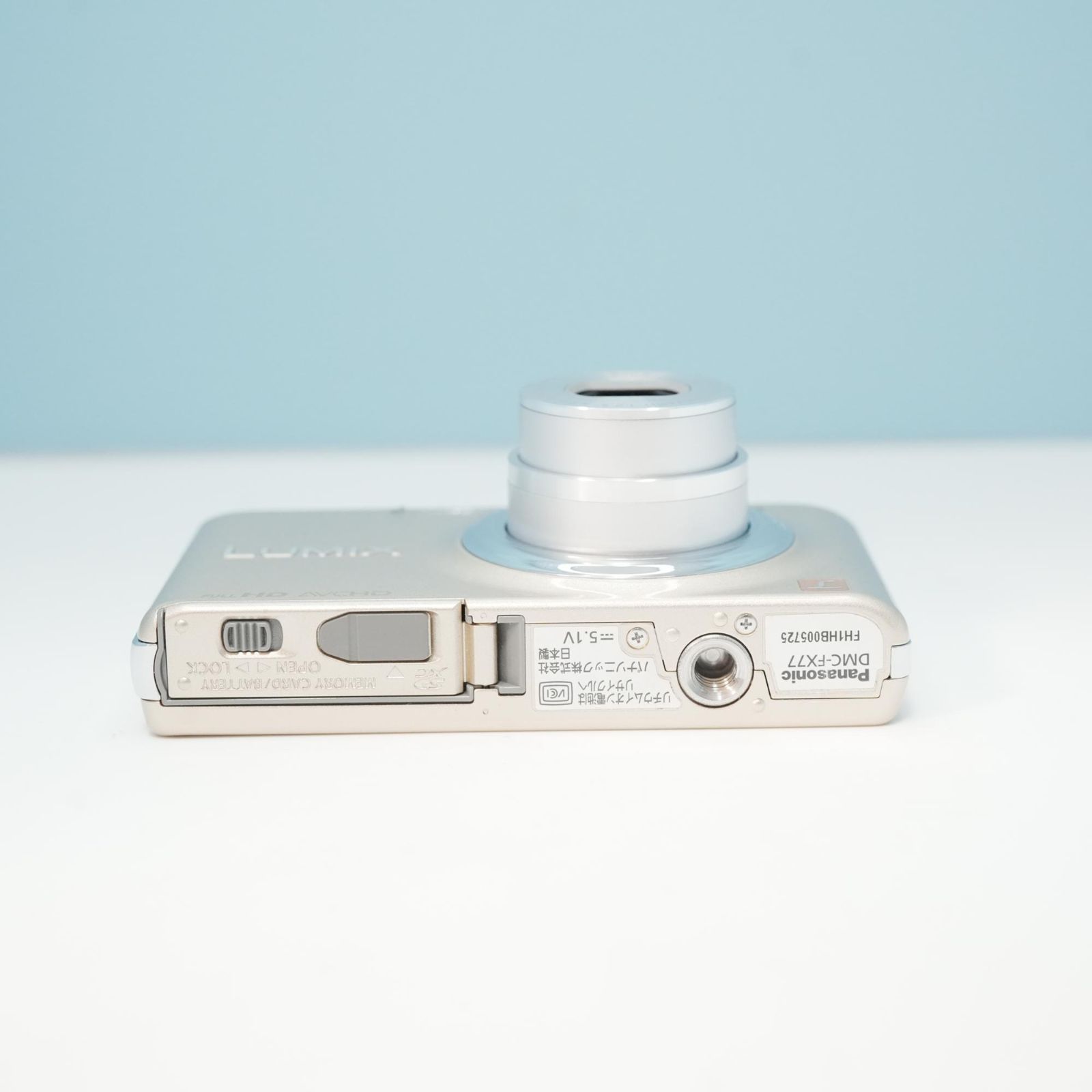 【スマホ転送OK】Panasonic LUMIX DMC-FX77 ブルー スマホ転送OK】Panasonic LUMIX DMC-FX77 ブルー - メルカリ