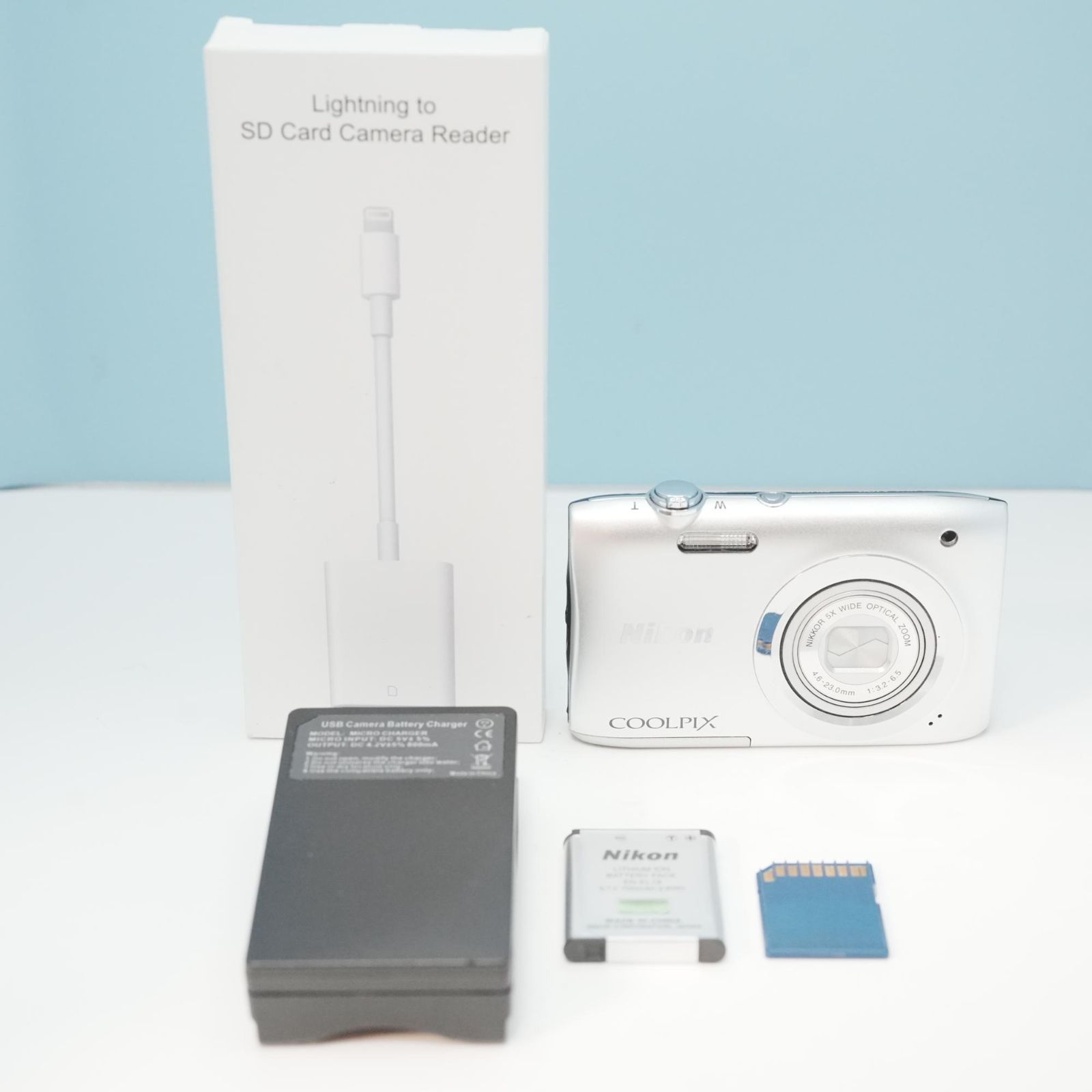 Nikon COOLPIX A100 デジカメ スマホ転送OK フルセット 極美品 a5400