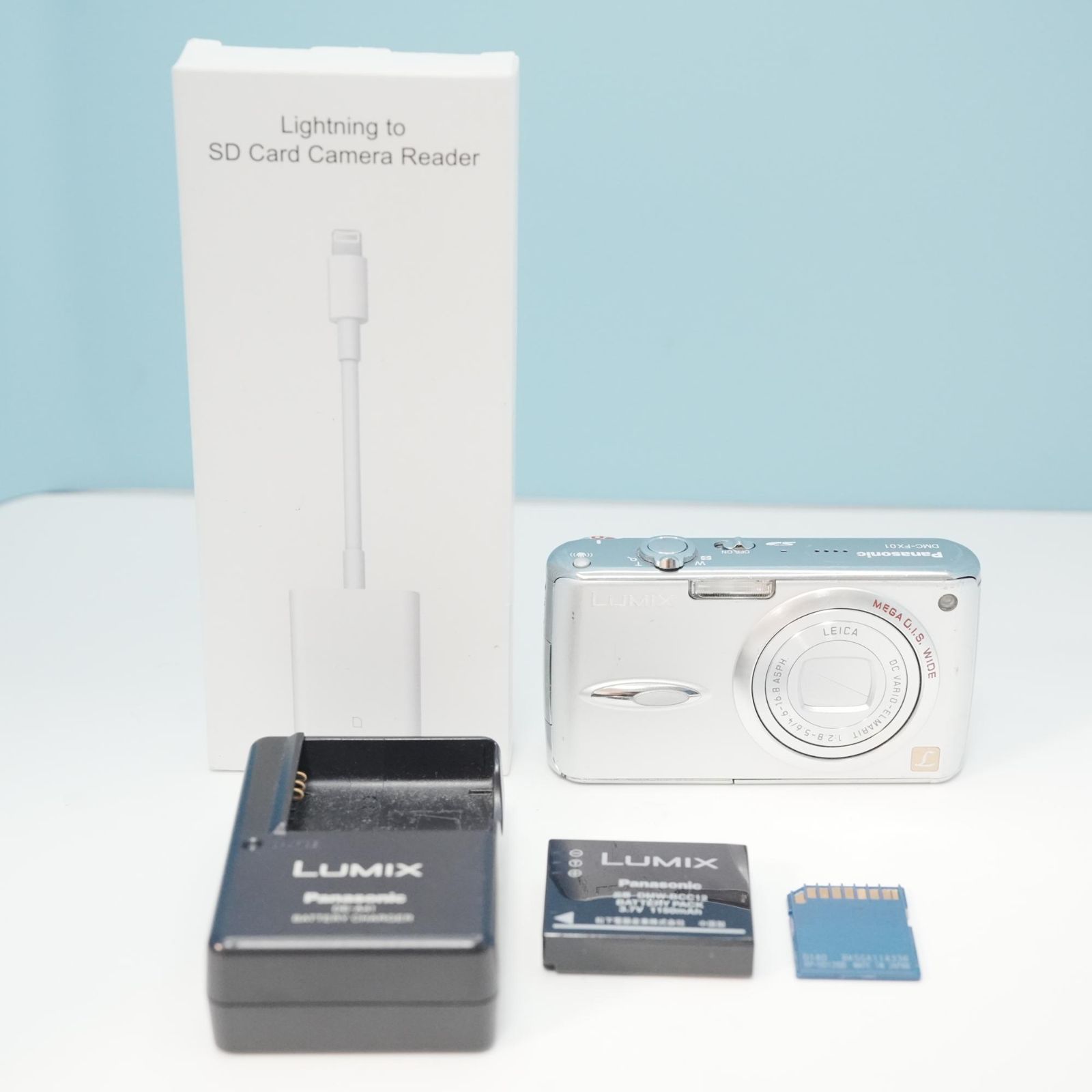 Pnasonic LUMIX DMC-FX01 デジカメ スマホ転送OK フルセット 美品