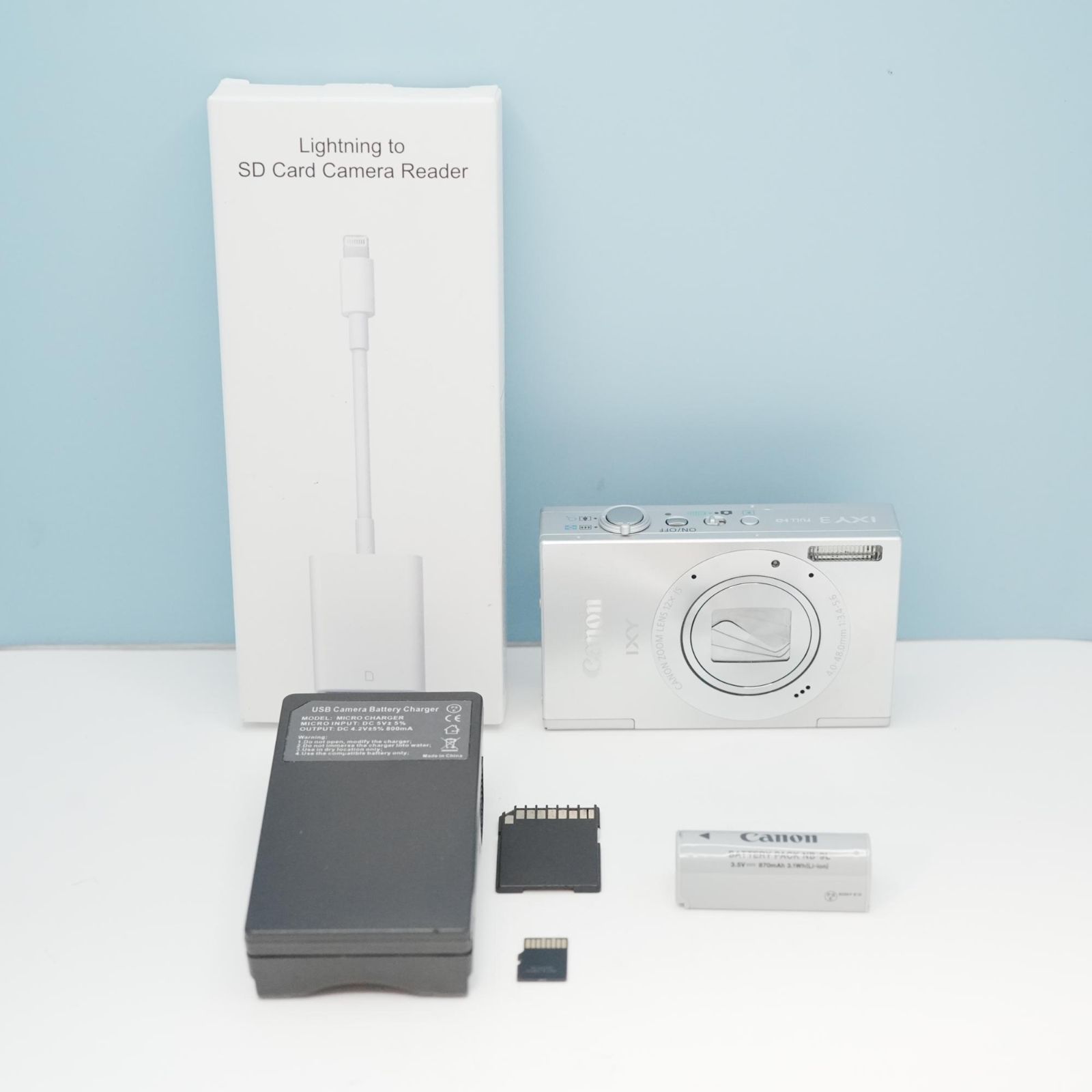 【美品・動作品】Canon IXY210 デジカメ Wi-Fi スマホ転送 Canon IXY 3 デジカメ スマホ転送OK フルセット 極美品 a5408 - メルカリ