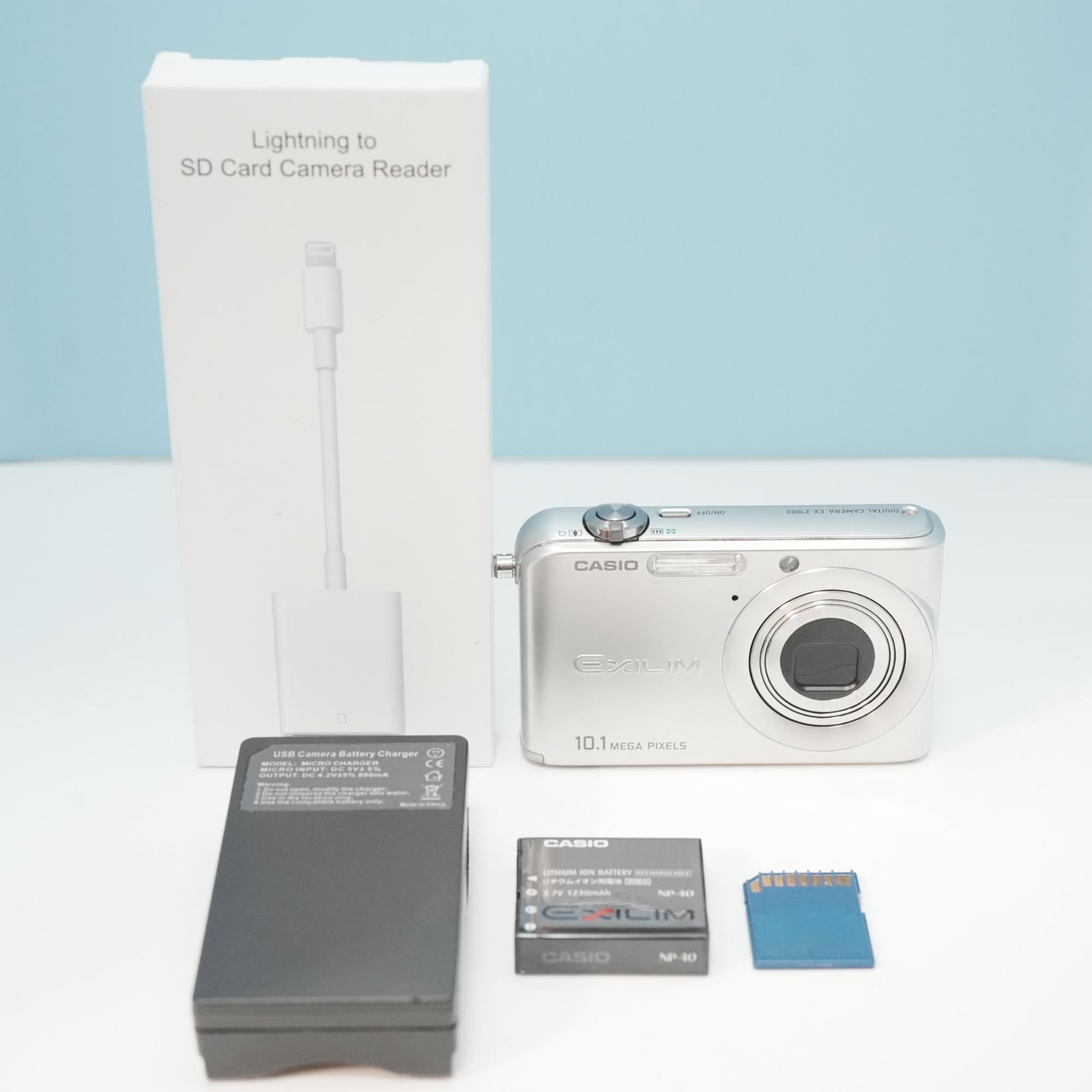 CASIO EXILIM EX-Z1000 デジカメ スマホ転送OK フルセット 美品 a5417