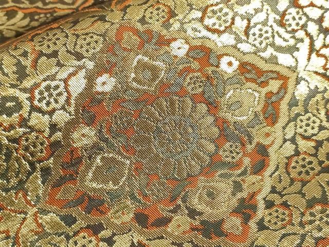 くっちーに様［6154］袋帯 美品 西陣織 服部織物 六通 逸品 正絹 着物 くっちーに様［6154］袋帯 美品 西陣織 服部織物 六通 逸品 正絹