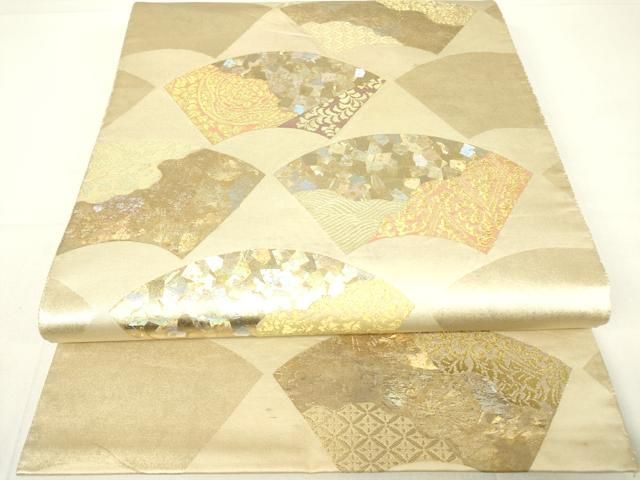 平和屋着物○彩友禅作家 金彩の魔術師 堀省平 金煌織 黒留袖 枝葉文