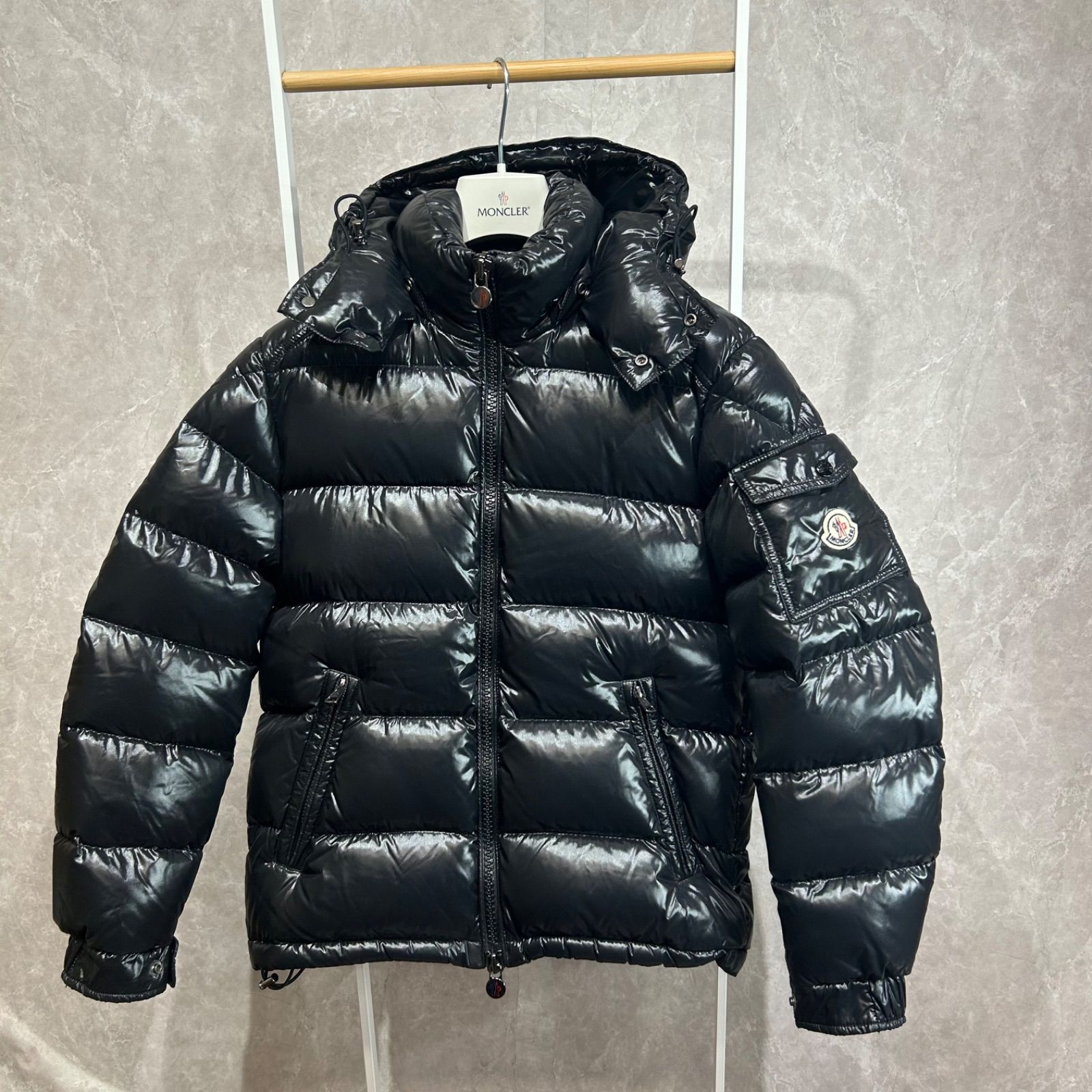 美品】 MONCLER モンクレール ダウンジャケット MAYA マヤ ブラック 黒 