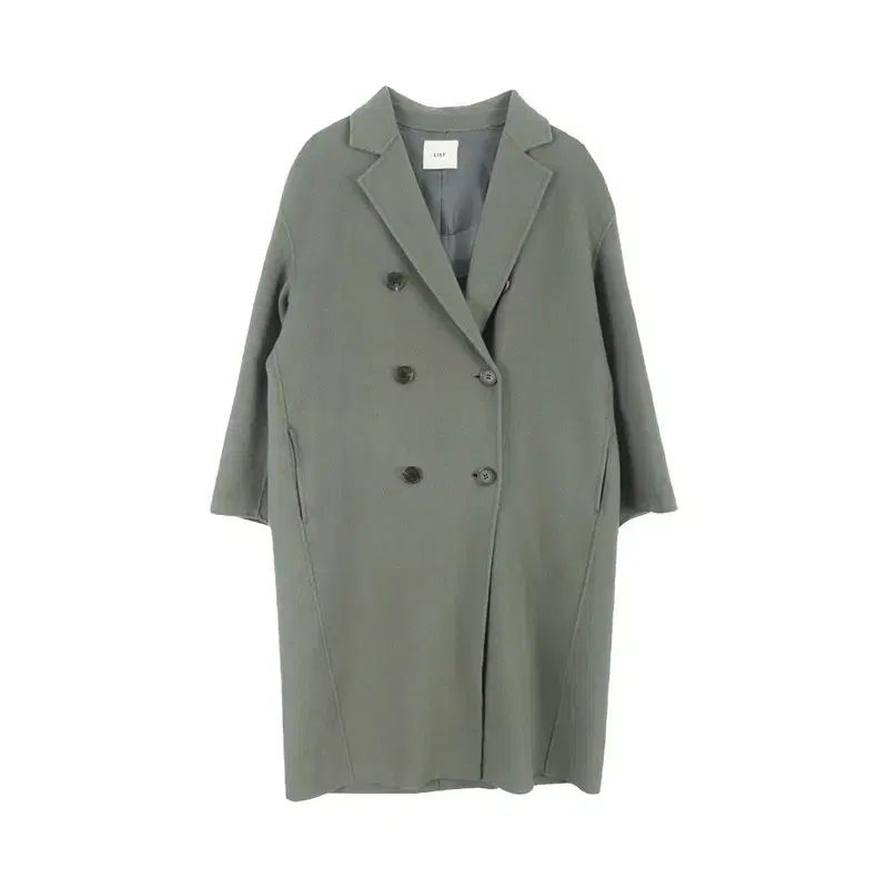 リスト (WOMEN - S) カシミア ウール ブレンド ダブル ボタン ロング コート