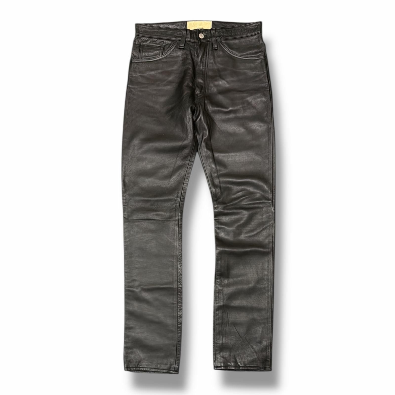 UNITED ARROWS BLUE LABEL LEATHER PANTS ブルーレーベル レザーパンツ
