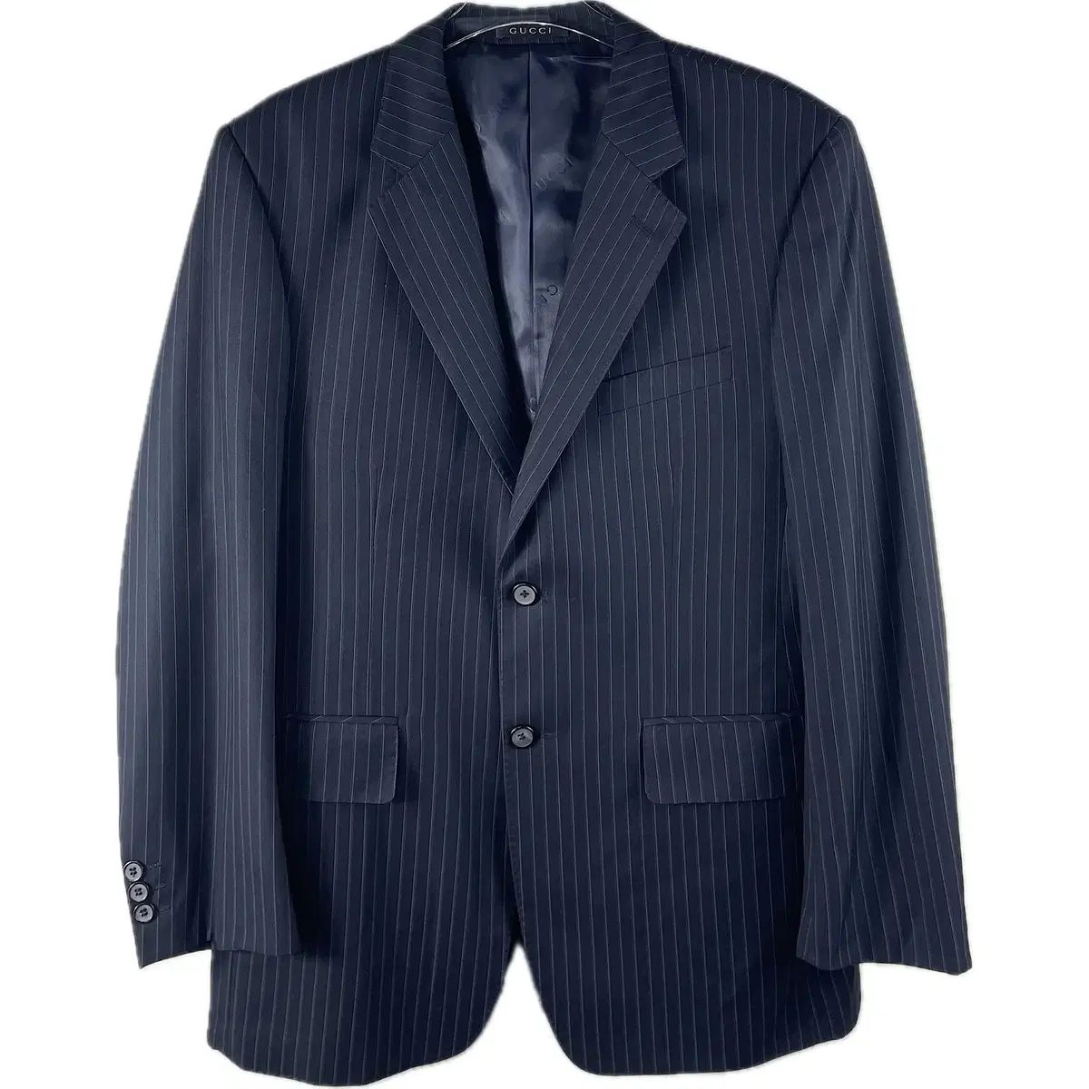 【美品】GUCCI スーツセットアップ L 48 2ボタン 48 GUCCI グッチ ストライプ ダブルボタン スーツ セットアップ - メルカリ