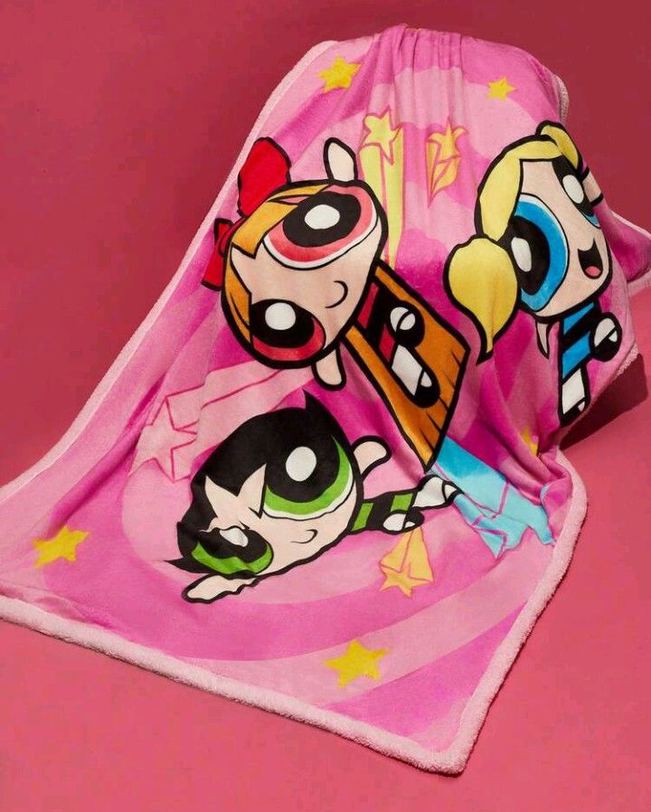 THE POWERPUFF GIRLS パワーパフガールズ ブランケット ひざ掛け