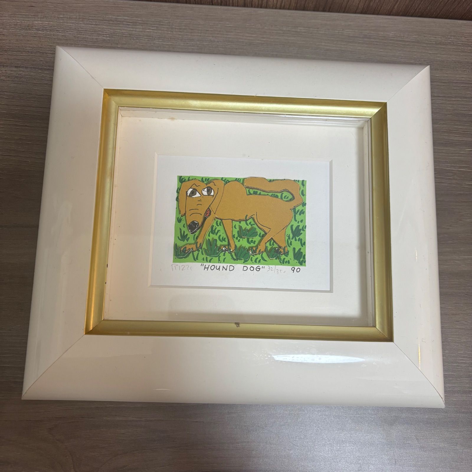 James Rizzi Hound dog 169/350 1990年作 James Rizzi Hound dog 169/350 1990年作 James Rizzi Hound dog 169