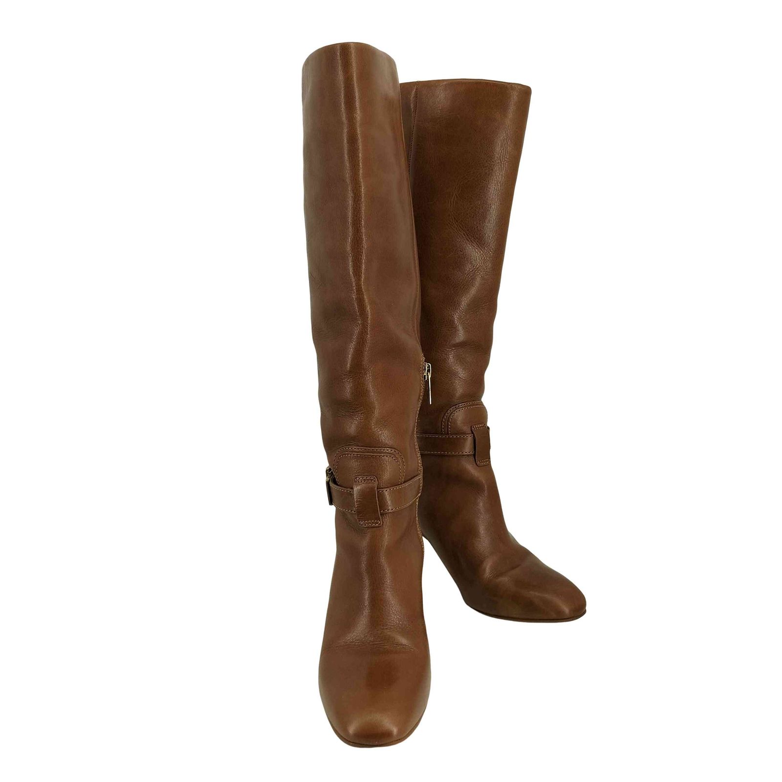 TORY BURCH トリーバーチ ブラウン ロングブーツ ウェッジソール 7