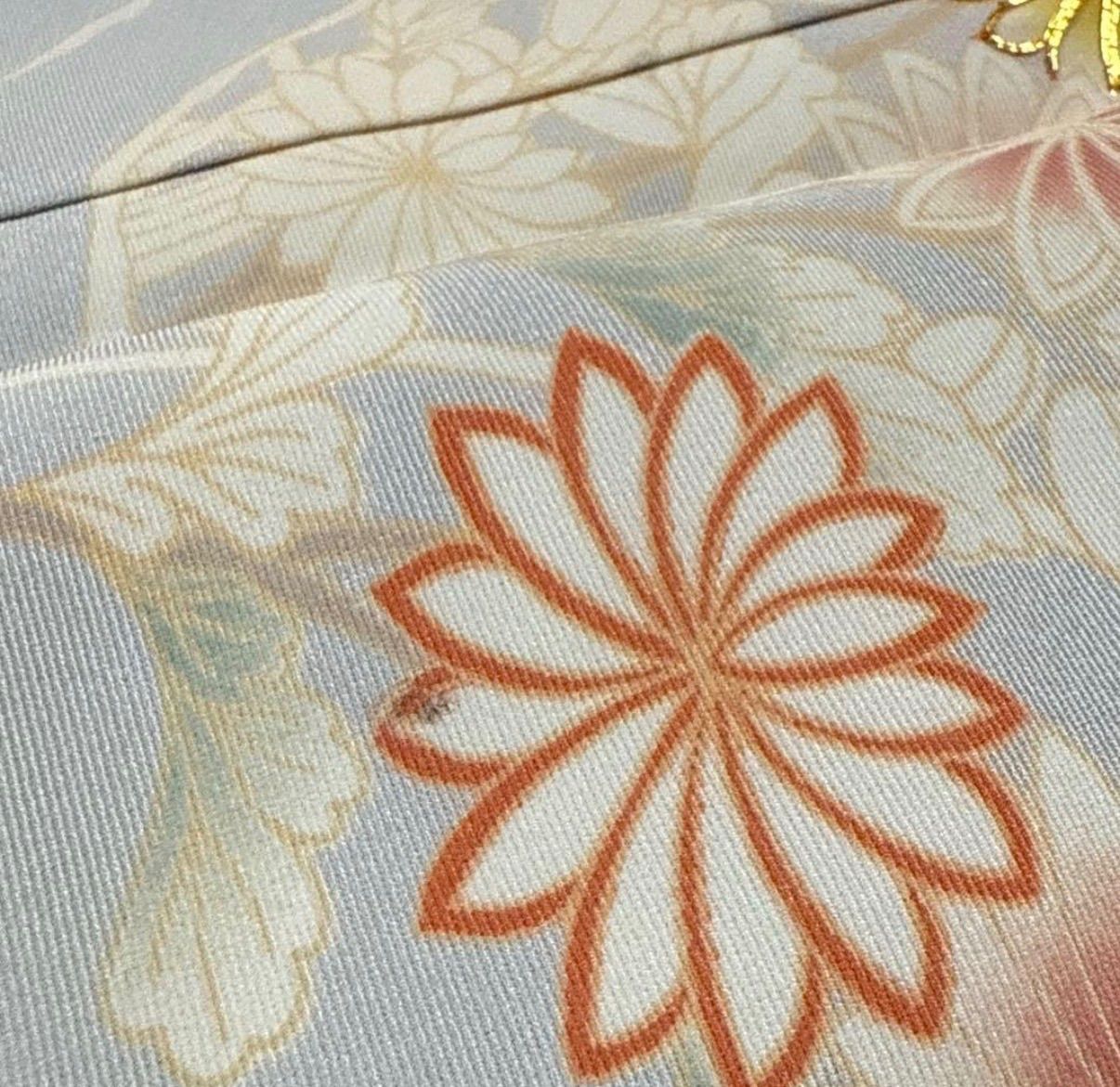 訪問着 袋帯 セット 正絹 金駒刺繍 - メルカリ