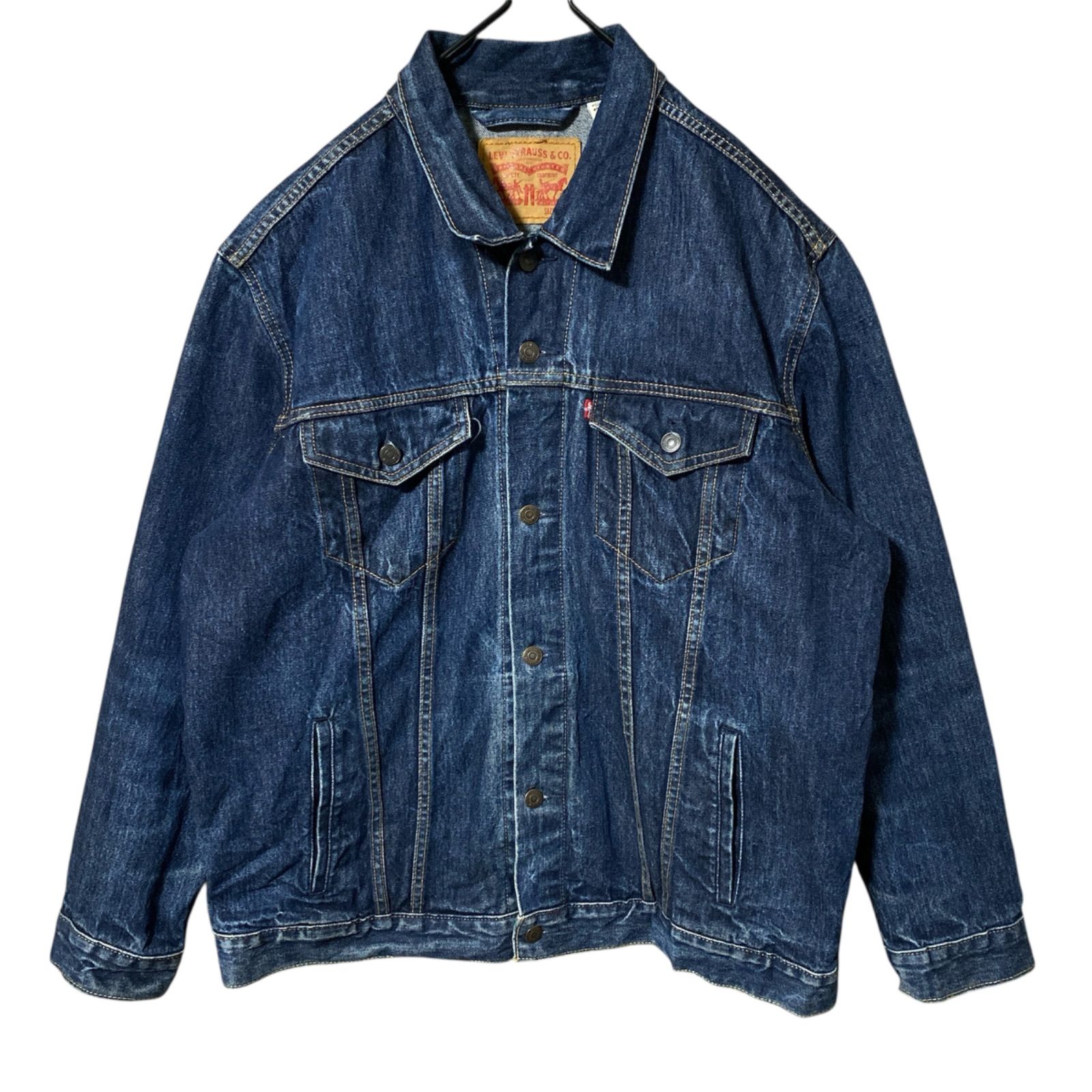 メンズ デニム リーバイス 2XL ブルー オーバーサイズ ジャケット