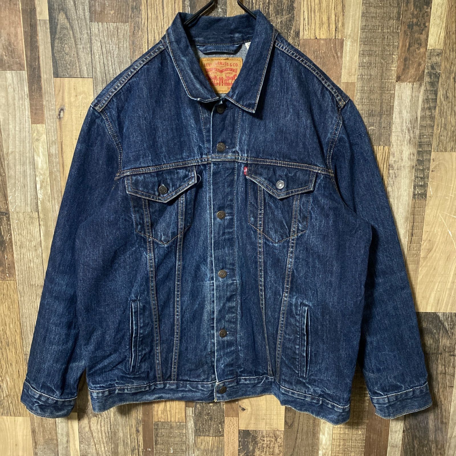 デニム リーバイス 2XL ブルー オーバーサイズ ジャケット メンズ 古着