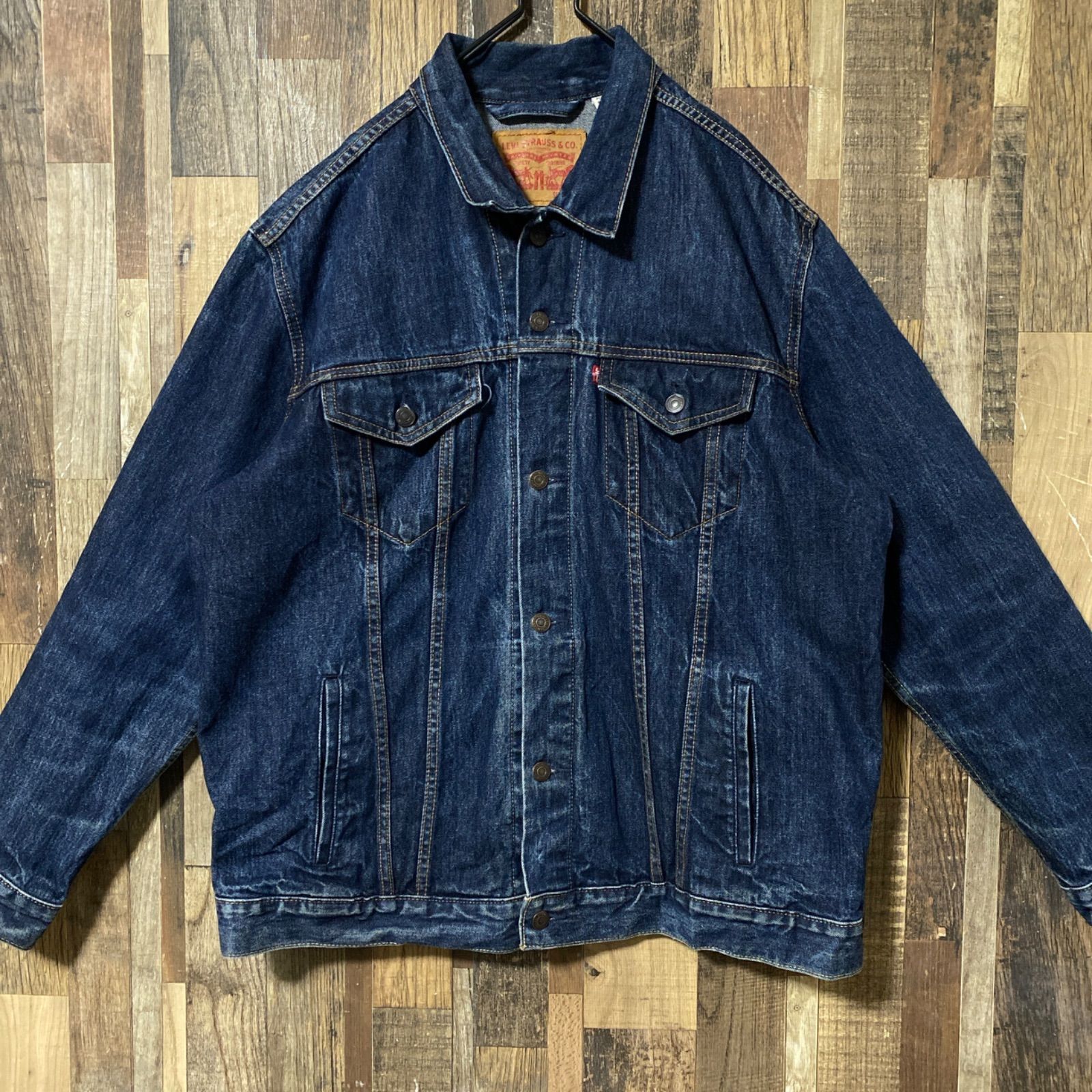 メンズ デニム リーバイス 2XL ブルー オーバーサイズ ジャケット