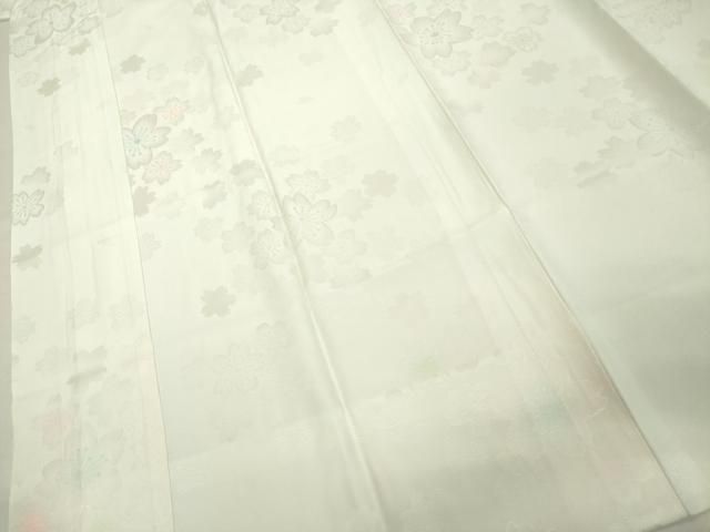 平和屋着物○長襦袢 袷 枝花文 手描き 正絹 逸品 DAAY9241az