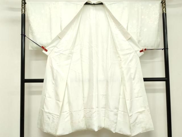 平和屋着物＊夏物　長襦袢　レース刺繍　草花文　綿　AABD4481jd 平和屋着物＊夏物 長襦袢 レース刺繍 草花文 綿 AABD4481jd 2025年最新