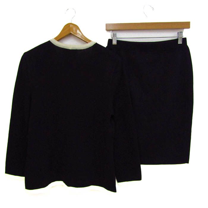 エスカーダ セットアップ 上下セット ニットジャケット スカート