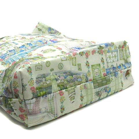 未使用品 ユキエモン yukiemon 朝食 プリント トートバッグ ライト