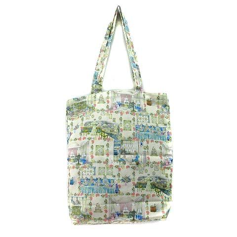 未使用品 ユキエモン yukiemon 朝食 プリント トートバッグ ライト