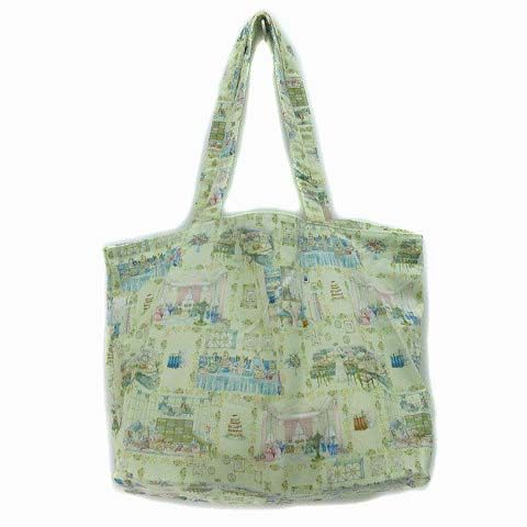 未使用品 ユキエモン yukiemon 朝食 プリント 肩掛け トートバッグ