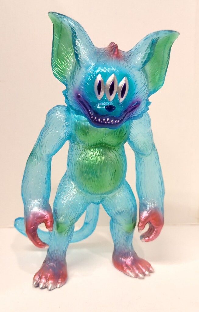 ART JUNKIE 暴力猫バイオレントキャット クリアブルー/ピンク/緑/紫