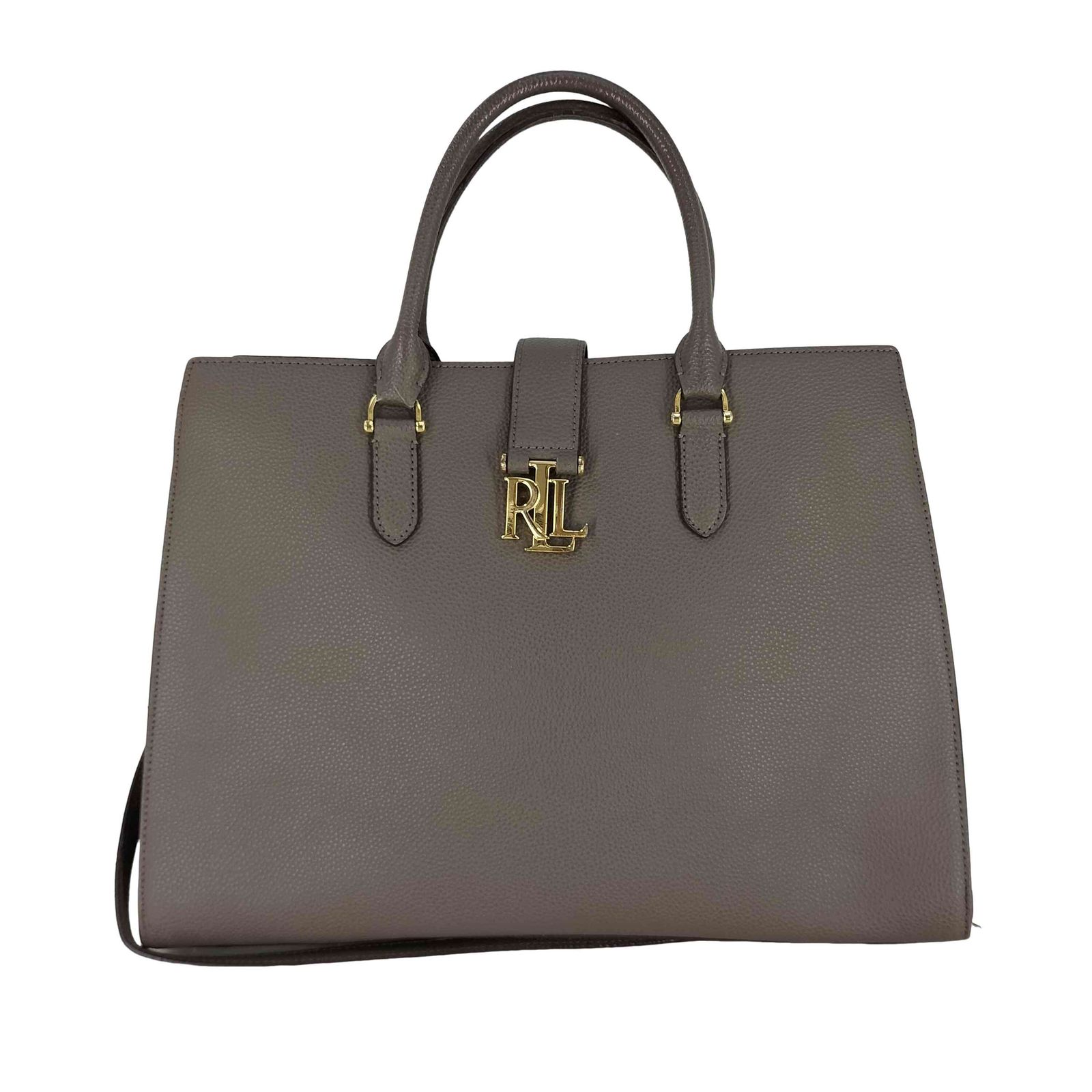 LAUREN RALPH LAUREN(ローレンラルフローレン) IILRLロゴ レザーハンドバッグ レディース 表記無 【中古】【ブランド古着バズストア】 ローレンラルフローレン LAUREN RALPH LAUREN IILRLロゴ レザー