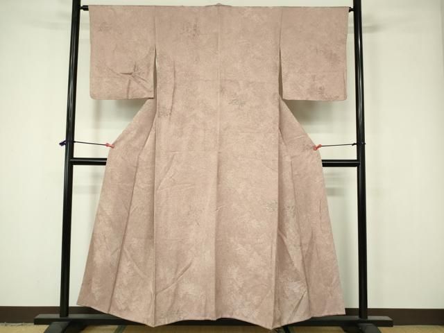 平和屋着物□上質な色無地 抹茶色 正絹 逸品 DAAJ4906tw 平和屋着物