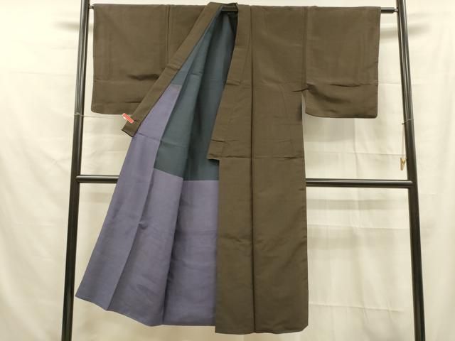平和屋着物□男性 紬 間道 正絹 逸品 DAAZ4113cm - メルカリ