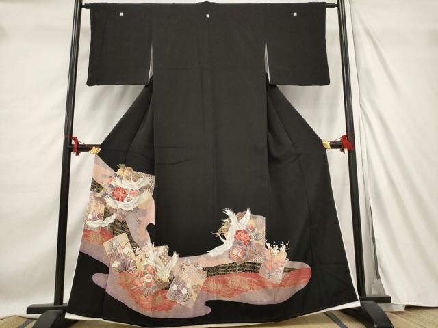 平和屋着物□豪華黒留袖 駒刺繍 平和屋野田店□豪華色