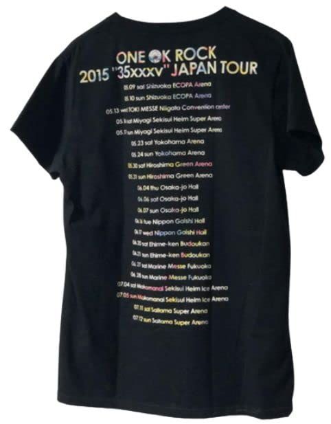 ONE OK ROCK（ワンオクロック）2015“35xxxv”JAPAN TOUR 公式グッズ T