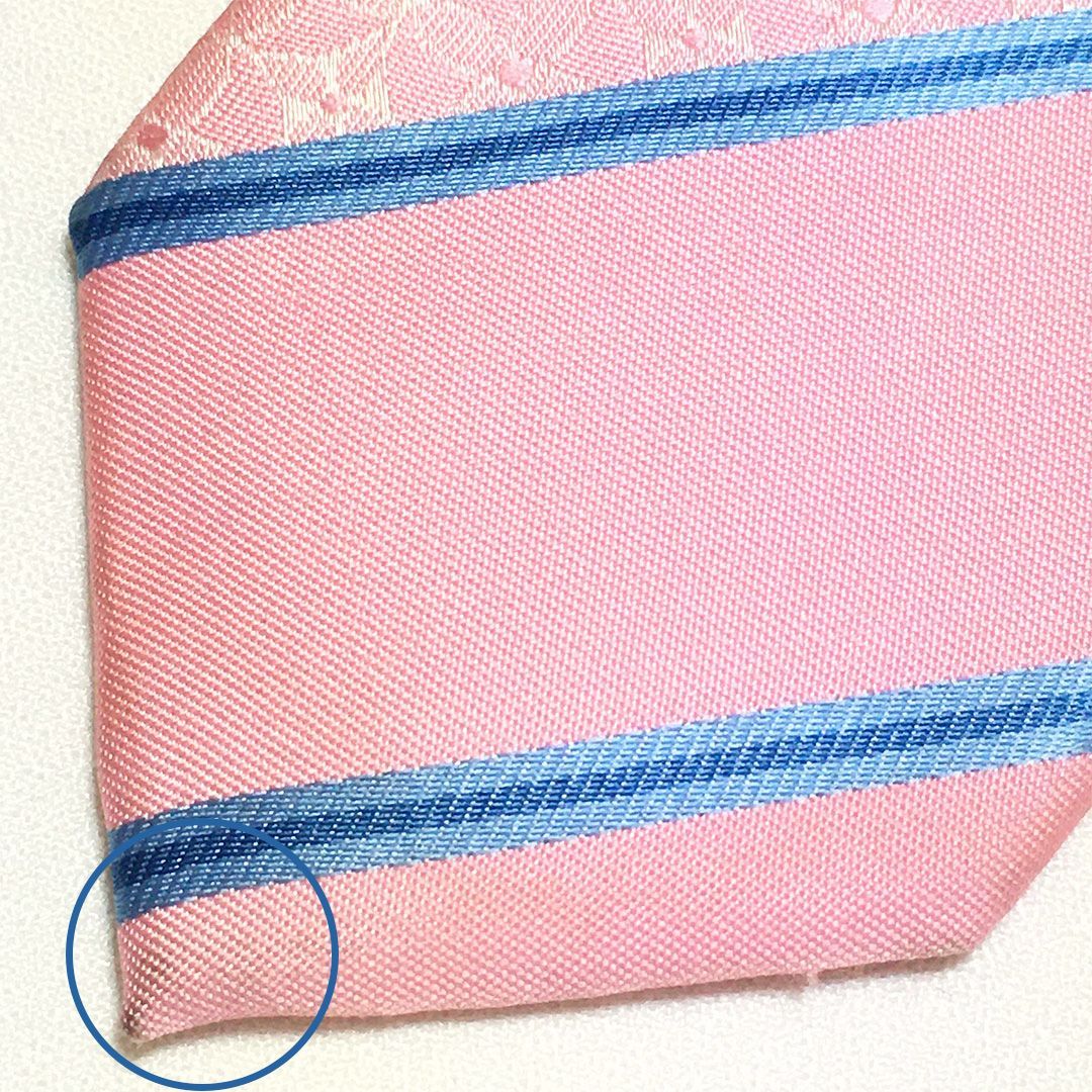 未使用級 ルイヴィトン Louis Vuitton ネクタイ シルク100% ピンク