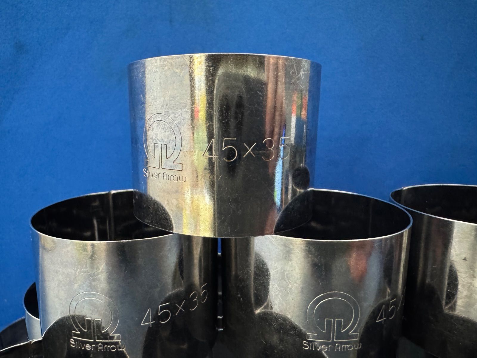 27個 セルクル 丸型 45x35 シルバー調理リングセット - メルカリ