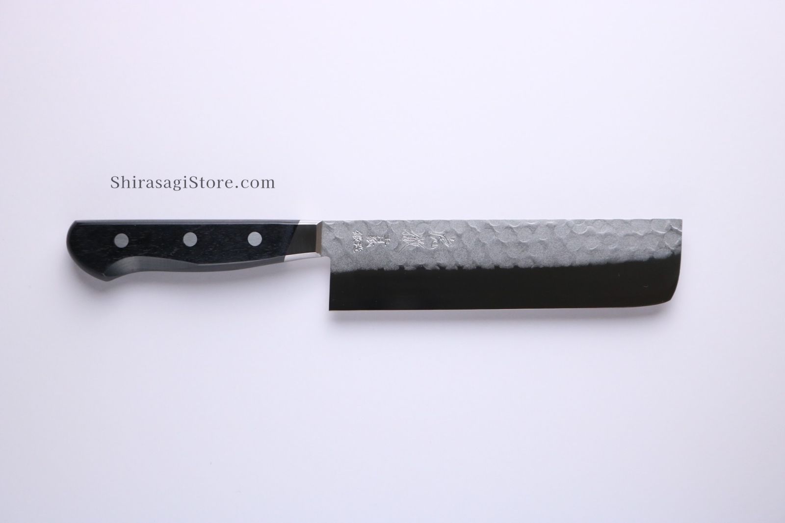 安田刃物 虎徹 菜切り 包丁 青紙二号 口金 付き 165mm YH3002