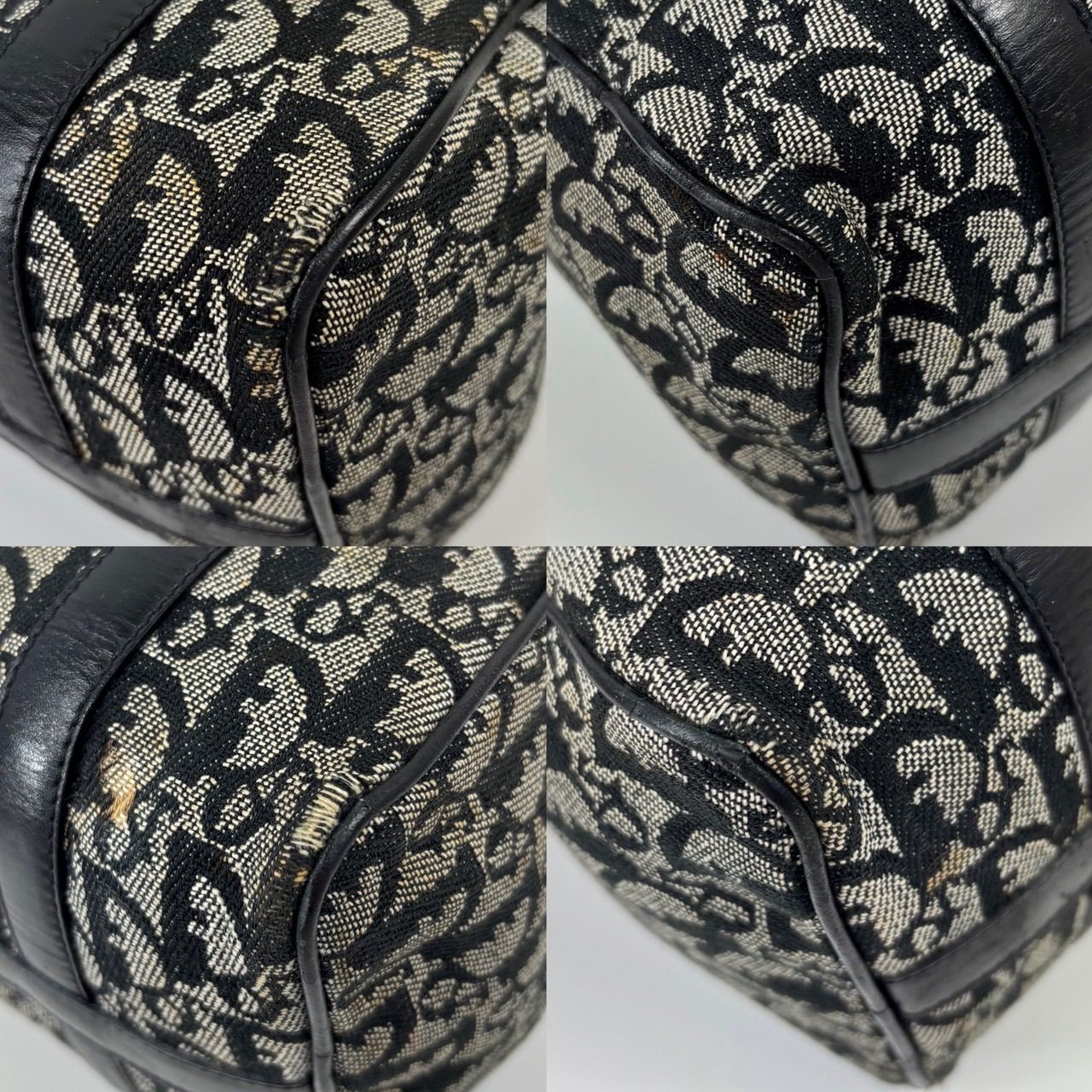 鍵付き Christian Dior クリスチャンディオール トロッター キャンバス